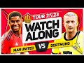 MANCHESTER UNITED vs DORTMUND LIVE Watchalong with Mark GOLDBRIDGE! Pre Season 2023 image