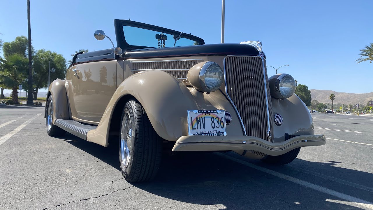 1936 Ford Cabriolet SOLD $28K 951.348.5794 Southern California