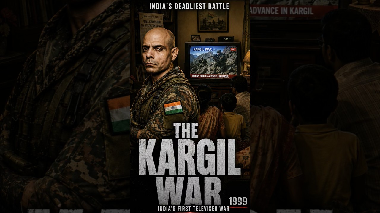 INDIA'S FIRST WAR WHICH EVERYONE WITNESSED FROM THEIR HOME #Shorts #KargilVijayDiwas #IndianArmy