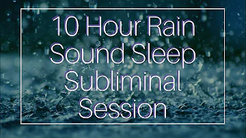 Wake Up Full of Energy - (10 Hour) Rain Sound - Sleep Subliminal - By Minds in Unison