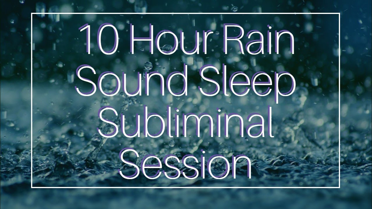 Wake Up Full of Energy - (10 Hour) Rain Sound - Sleep Subliminal - By Minds in Unison