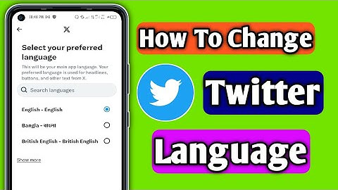 How to change twitter language | How to change language on twitter mobile app (New Update 2023)