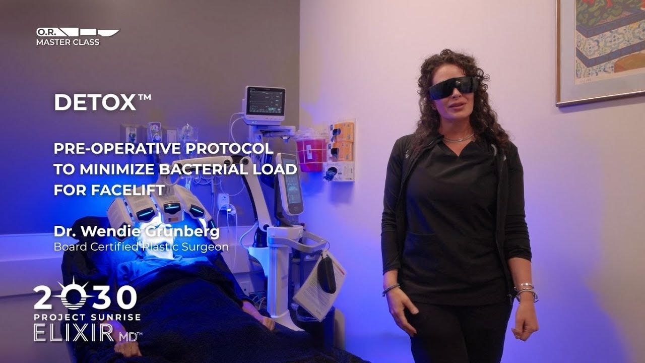 Dr. Wendie Grunberg – DETOX™ Protocol- Blue Light Therapy to Reduce Bacterial Load Before Surgery