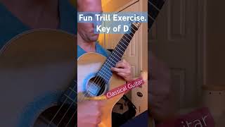 Fun Trill Exercise #classicalguitar #music #guitar