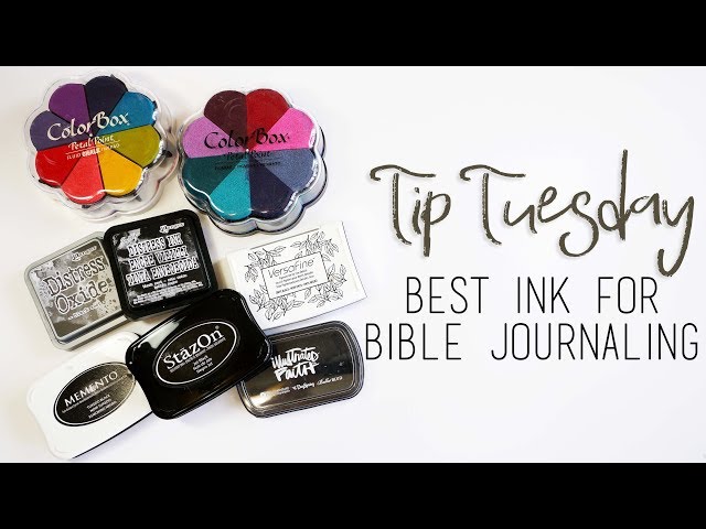 Bible Journaling: No bleed-through or wrinkling 