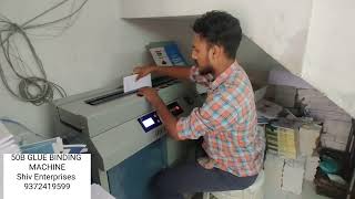 50b GLUE BINDING MACHINE | SHIV ENTERPRISES | 9372419599 | PARFECT BINDING.