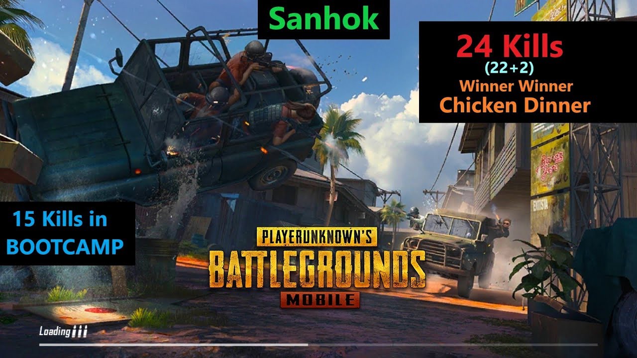 Hindi Pubg Mobile 15 Kills In Bootcamp 22 Kills In Sanhok Chicken Dinner Youtube