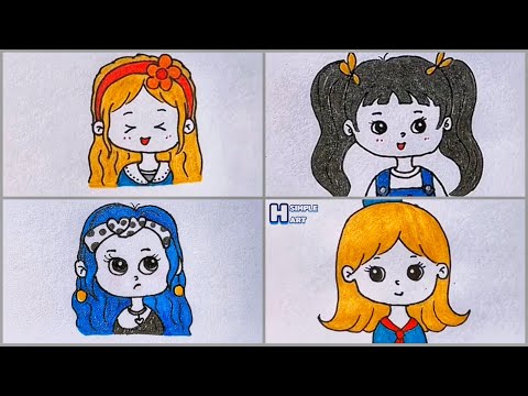 Video Vẽ Chibi dễ thương, Vẽ hình cute đơn giản| VẼ HÌNH... - youtube