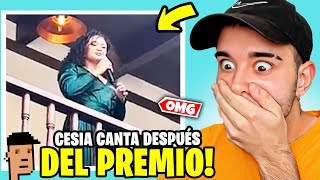 CESIA SAENZ CANTA DESPUÉS de RECIBIR el PREMIO en HONDURAS *BRUTAL* 