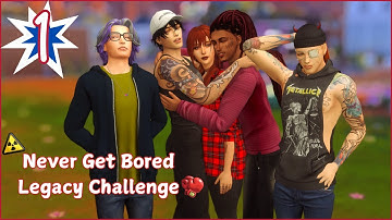 SHE’S LIVING WITH FOUR GUYS!😍| Never Get Bored Legacy Challenge | Gen.4 | Ep.1 |🏜️