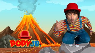 'El Piso Es Lava' 🎇🌋 Salta, Brinca y Gira No Te Quedes Quieto | Popy Jr. Para Niños.