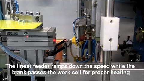 ALO 786-MH Setting and induction hardening of oscillating saw blades