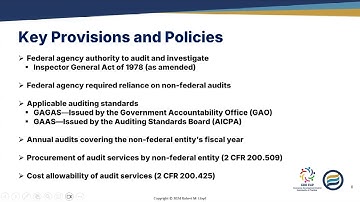 Webinar: Federal Grant Administration Series: Single Audit Readiness and Survival