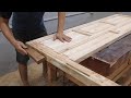 Amazing Bedroom Design And Decoration Project // Build A Very Simple And Sturdy Bed