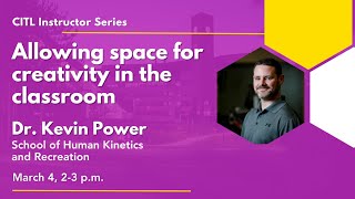 Allowing space for creativity in the classroom