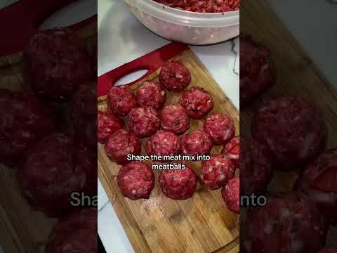 Albondigas are so easy and this recipe feeds 15! 😋