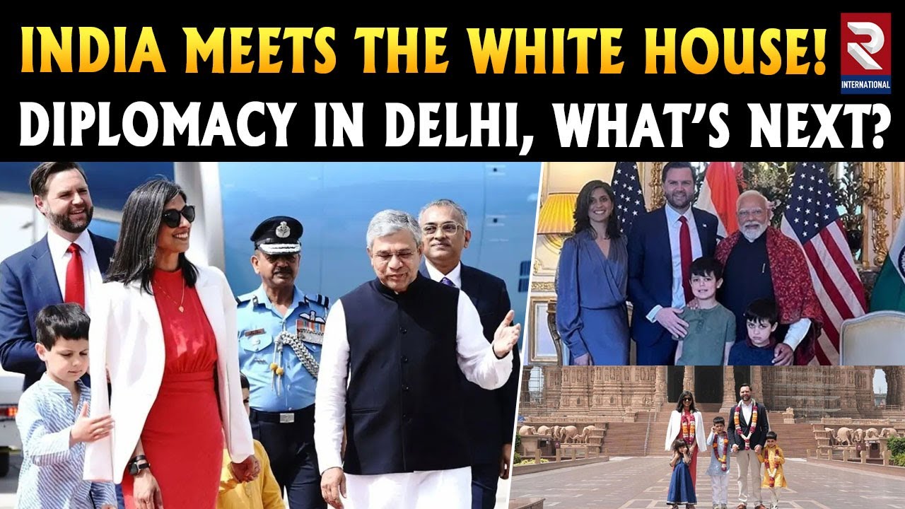 US VP J.D. Vance Begins India Visit | PM Modi meets JD Vance | Usha Vance | RTV 