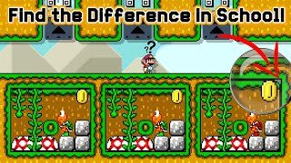 Super Mario Maker 2 - Help Mario Find the Difference in School!