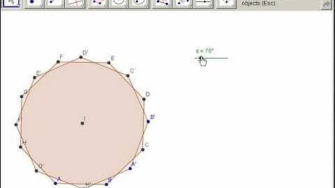 Using Geogebra to investigate rotational symmetry