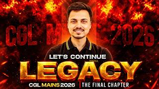 Full SSC CGL MAINS 2026 🔥 Complete Maths + Reasoning Preparation | THE LEGACY BATCH News