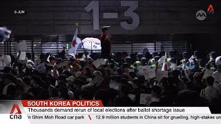 South Korea's President Lee orders probe into ballot shortage during local elections