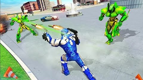 Flying Police Car Robot Hero Part-2 | Transforming Robot Android GamePlay | By Game Crazy