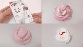 【ASMR】DAISOの新ねんど×スライム«触り心地は説明欄»