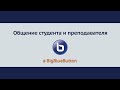 Общение студента и преподавателя в BigBlueButton