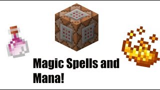 Minecraft | Basic Magic Spells And Mana Bar Tutorial