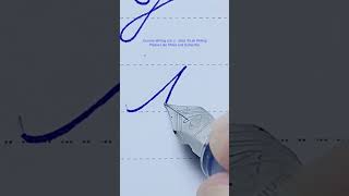 Cursive writing Capital letter N | cursive abcd | cursive handwriting | cursive letter | calligraphy