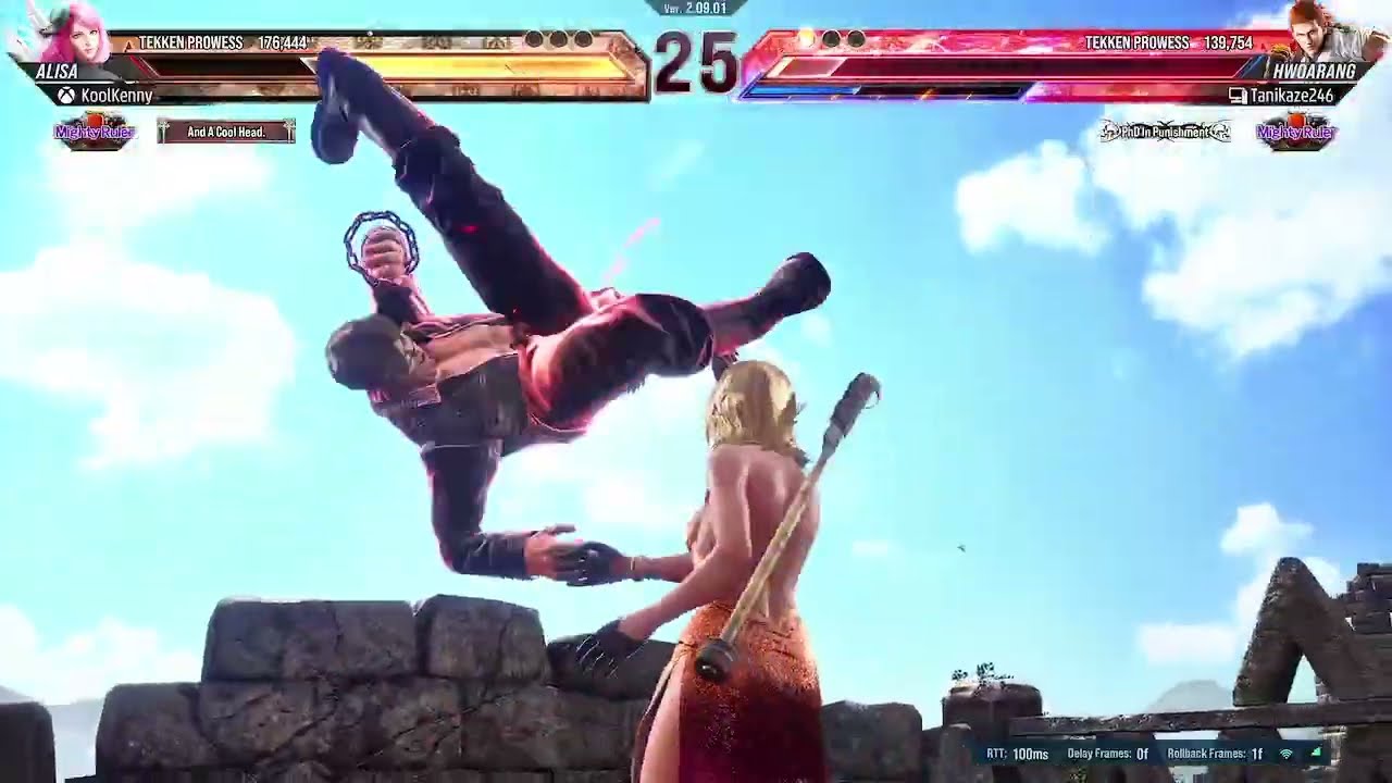 KOOLKenny148st TEKKEN 8 - My Alisa Bosconovitch VS Hwoarang Cross Platform Gameplay.