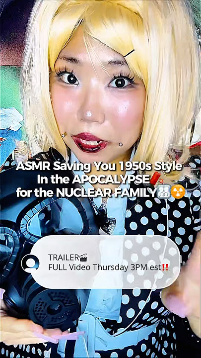 ASMR POV You’re being saved 1950s style in the APOCALYPSE🧨 #asmr #asmrsounds #apocalypse