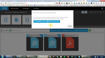 #101 MyShowcase [7/8]: Send your showcase for review by a tutor or prospective employer