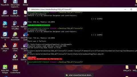 Laravel 5.7 Test Driven Development (TDD) part 1