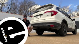 etrailer | Curt Trailer Hitch Installation  2022 Honda Pilot