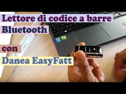Lettore di codici a barre Bluetooth con Danea Easyfatt