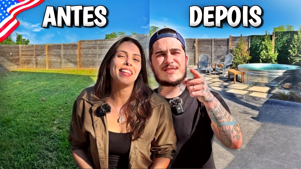 Nossa Casa no Texas: Fizemos uma Transformação Completa do Quintal