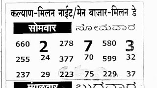 Kalyan Mumbai Paper | mumbai matka| 14/072025 | mumbai matka