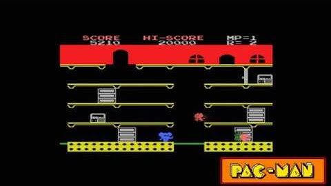 Mappy MSX Gameplay
