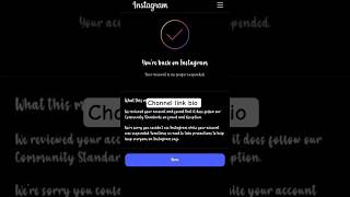 How To Recover Disabled Instagram Account | we disable your Instagram account