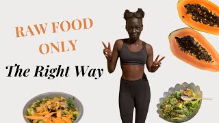 How to start YOUR new RAW VEGAN LIFE | raw food only, beginner's guide
