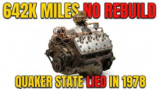 A 1946 Engine Ran 642,000 Miles — Quaker State Sold America a Lie in 1978