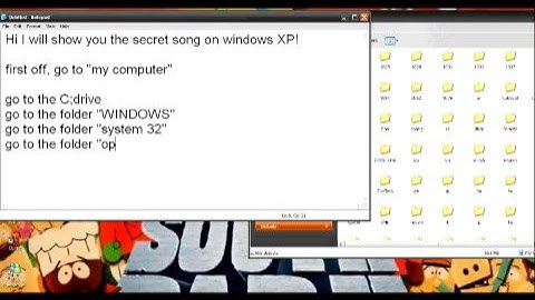 The Secret Windows XP Song