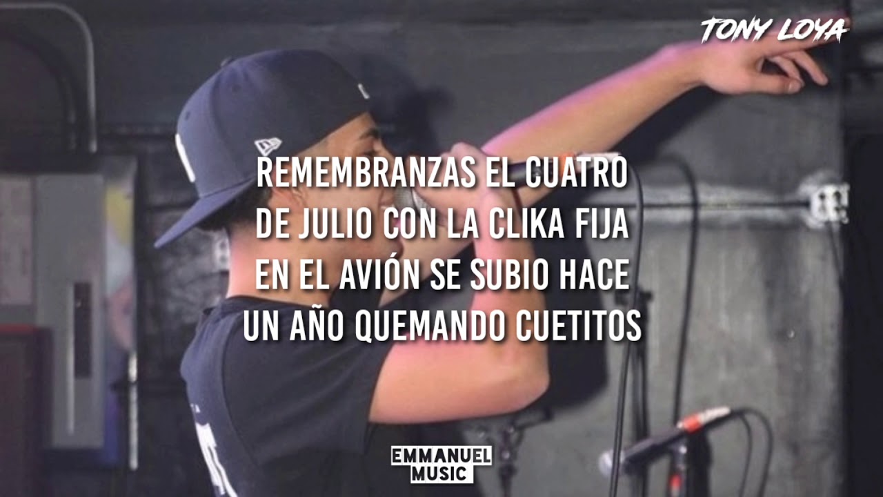 Tony Loya Historias de los barrios (Letra/Lyrics) YouTube