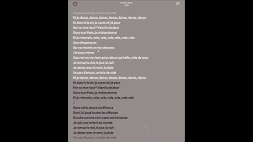 Thumbnail of Indila - Derniere Danse (sped up) || #lyrics