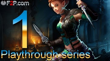 Neverwinter MMO gameplay walkthrough Episode #1 (1080p) - Rogue (Level 1-3)