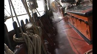 Dutch schooner OOSTERSCHELDE, sailing from New Zealand to Cape Horn in 1997