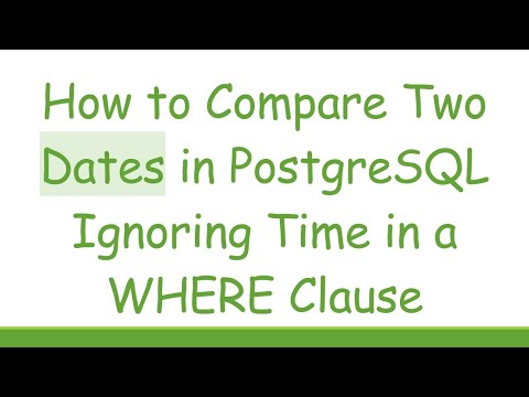 How to Compare