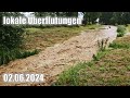 Lokale Überflutungen durch kräftige Regenschauer im Burgenland