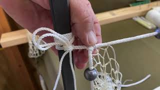 Making Cast Nets / Part 4a Hanging the Lead Line 3’ Net Net Worth